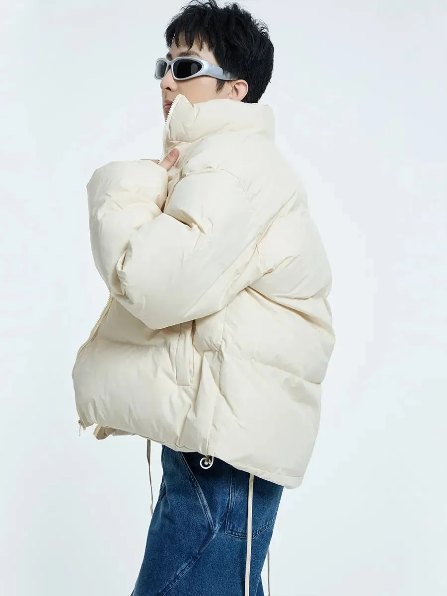 【23s September.】Irregular Zipper Design Padded Jacket