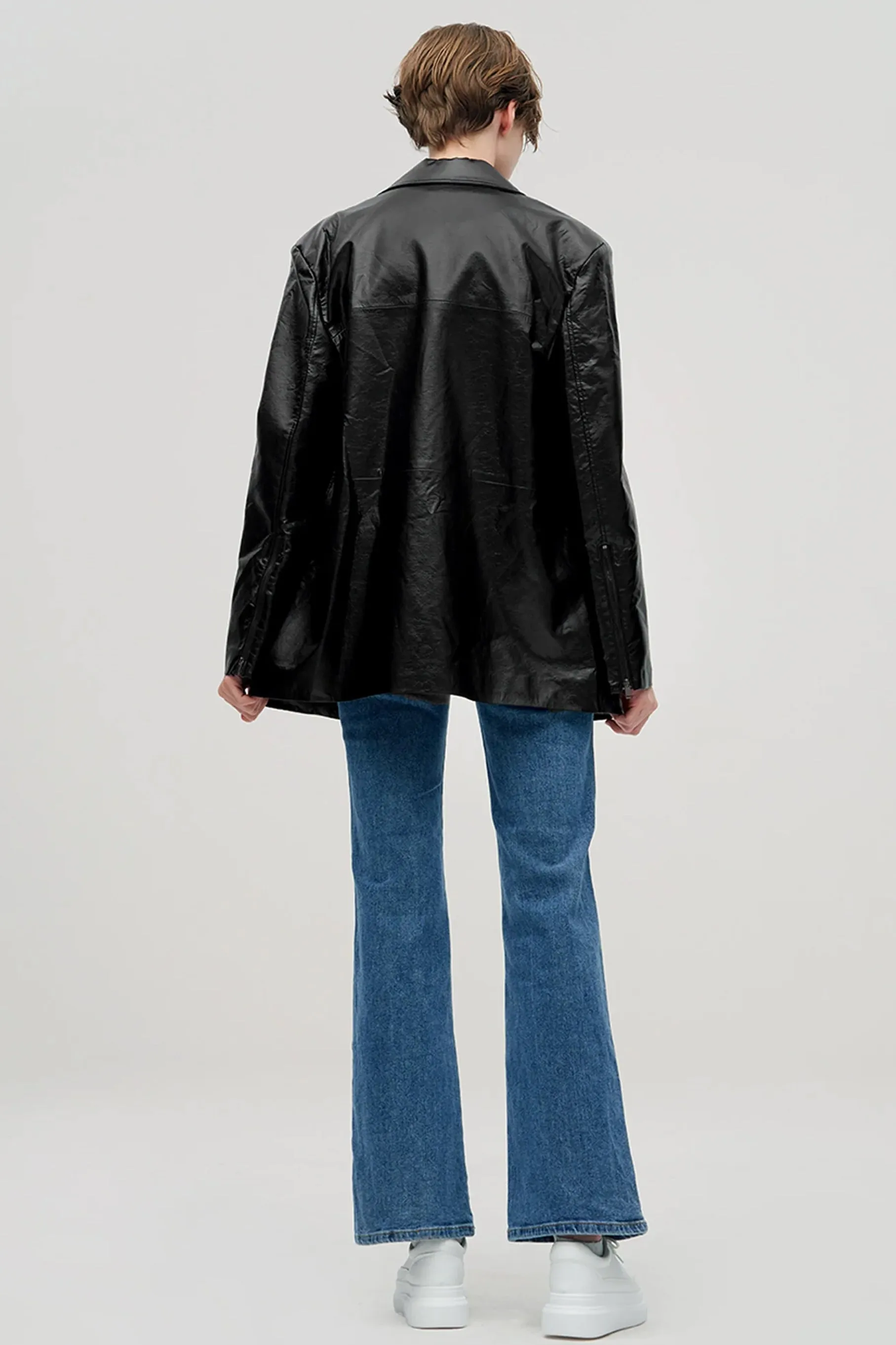 Ava Faux Leather Jacket
