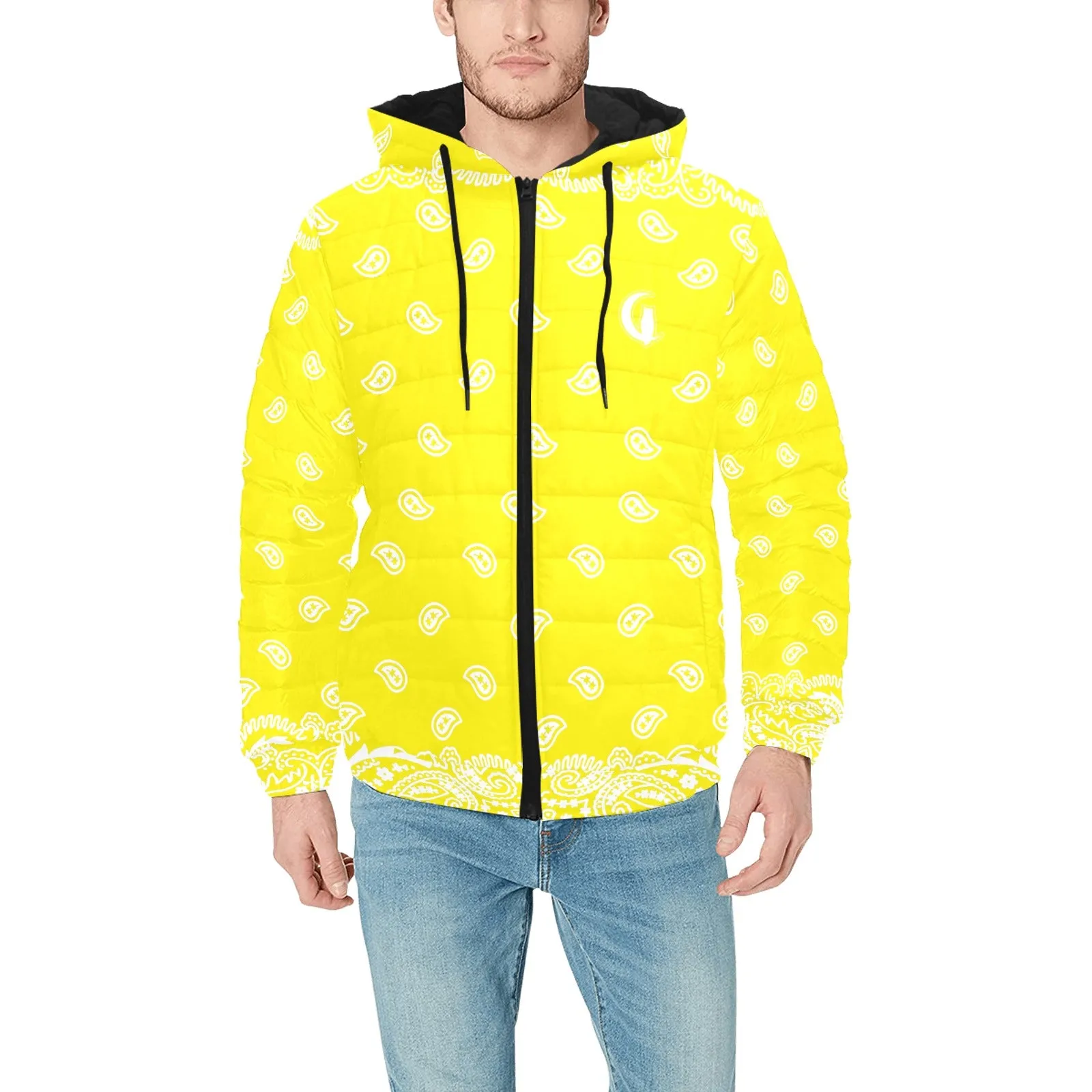 BANDANA FULLY Men's Padded Hooded Jacket