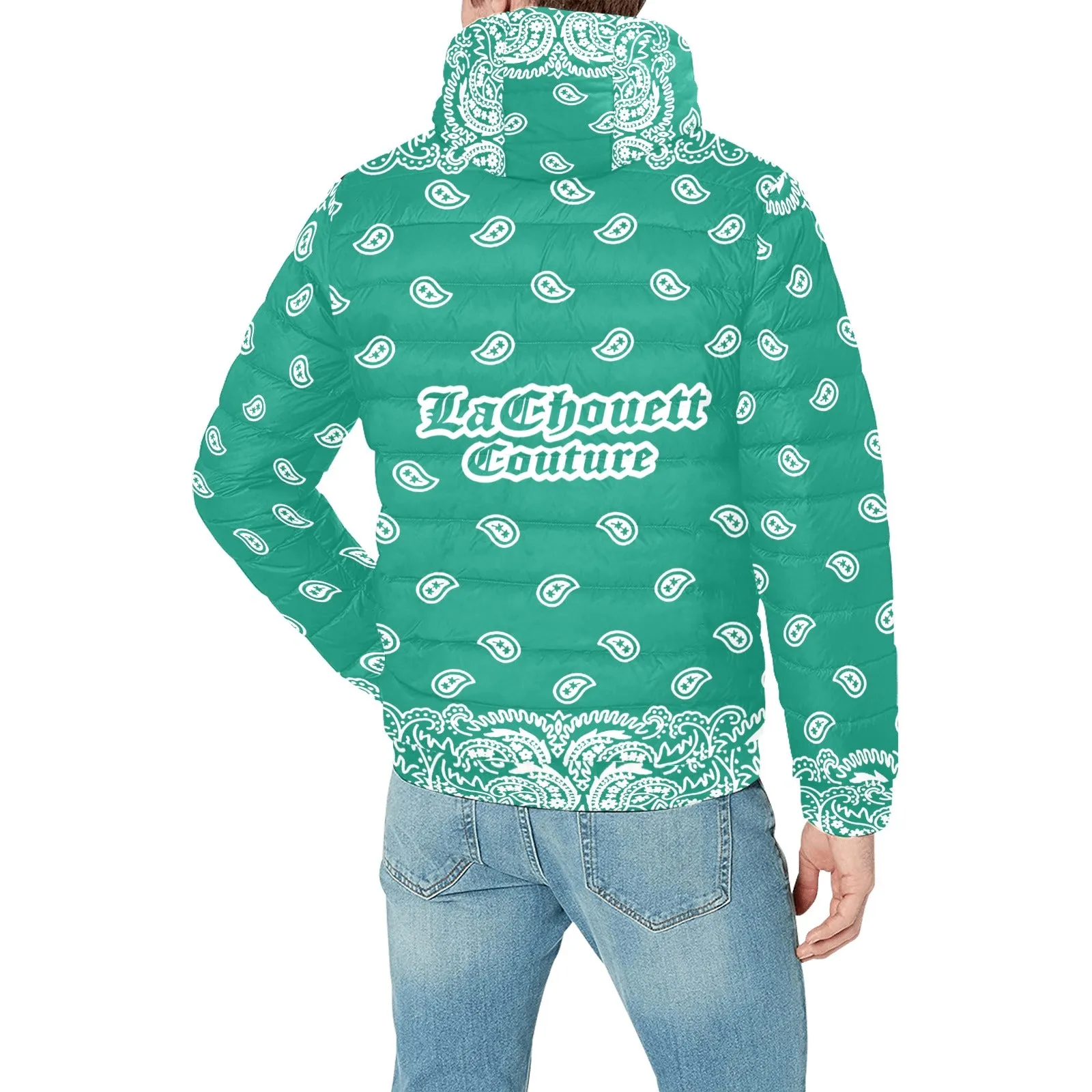 BANDANA FULLY Men's Padded Hooded Jacket