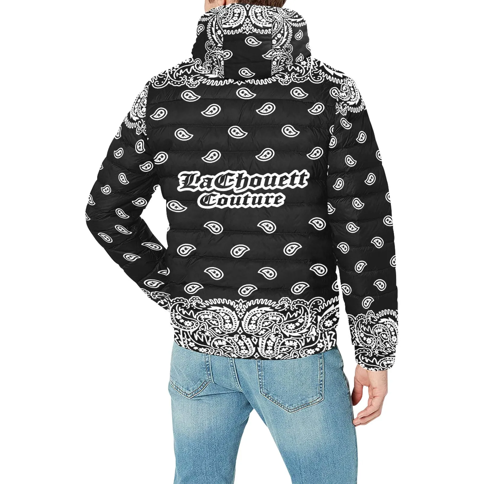 BANDANA FULLY Men's Padded Hooded Jacket