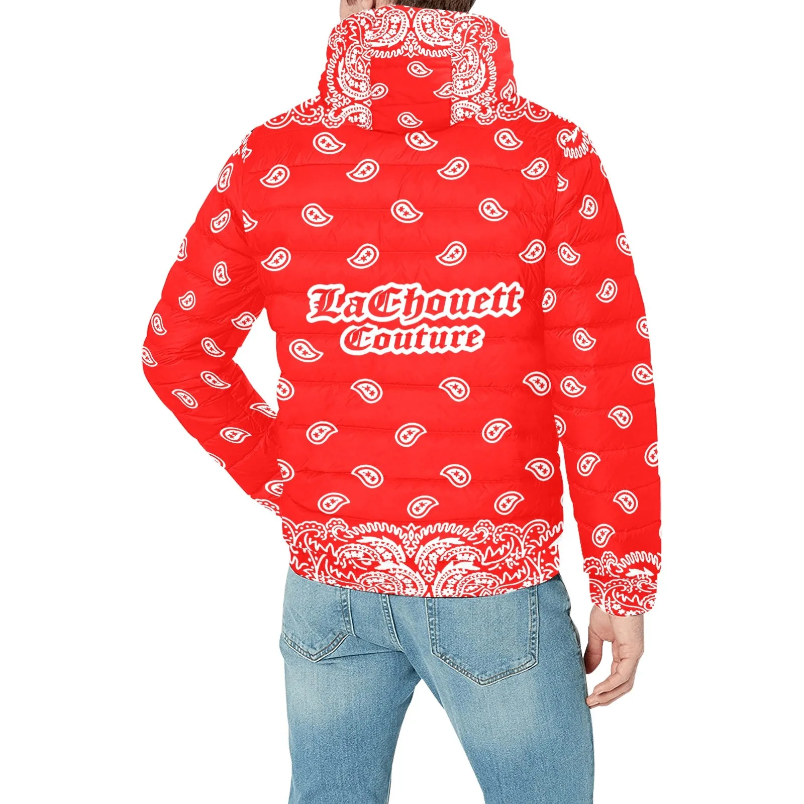 BANDANA FULLY Men's Padded Hooded Jacket