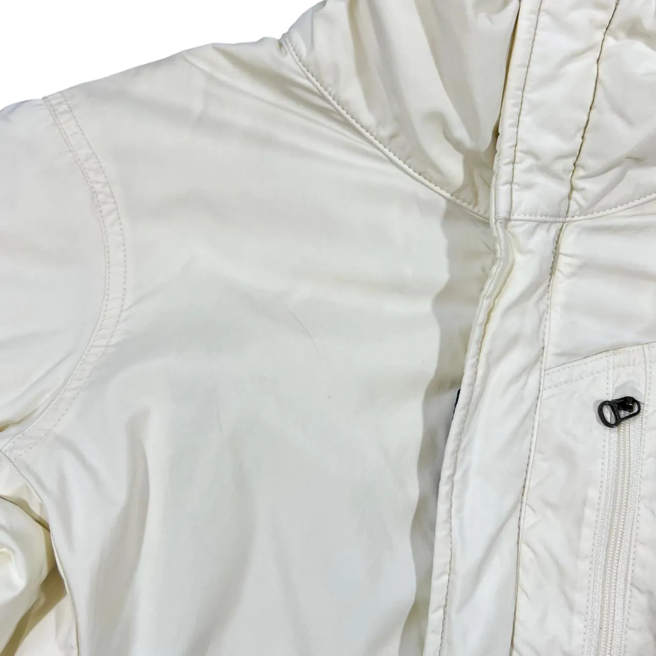 Early 00's RALPH LAUREN Classic Cream Padded Zip Ski Jacket