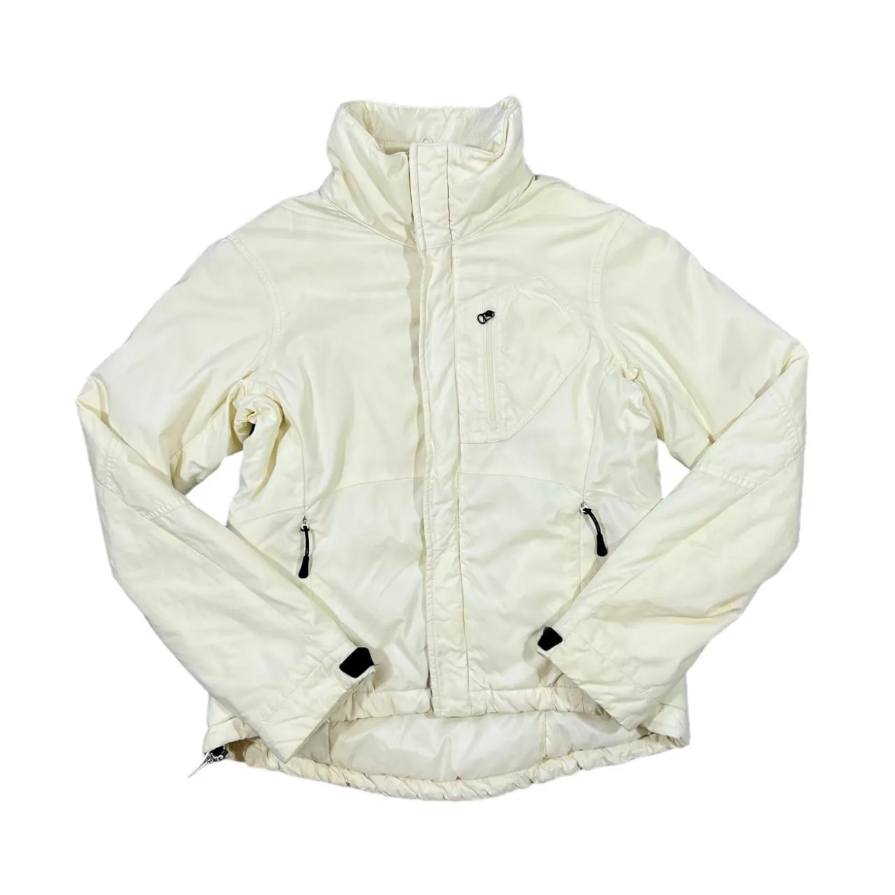 Early 00's RALPH LAUREN Classic Cream Padded Zip Ski Jacket