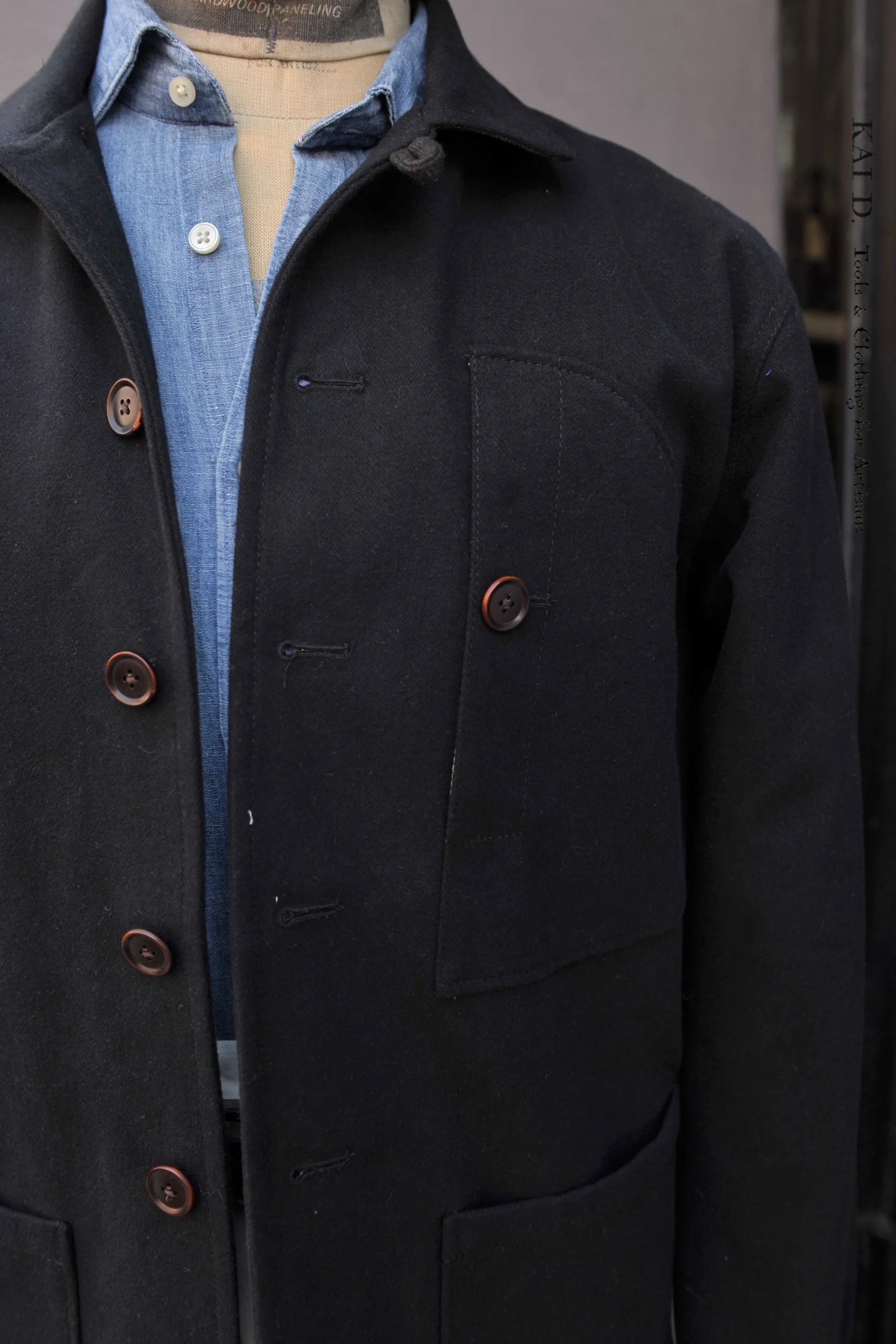 Hardy Chore Jacket - Soft Moleskin - M, L
