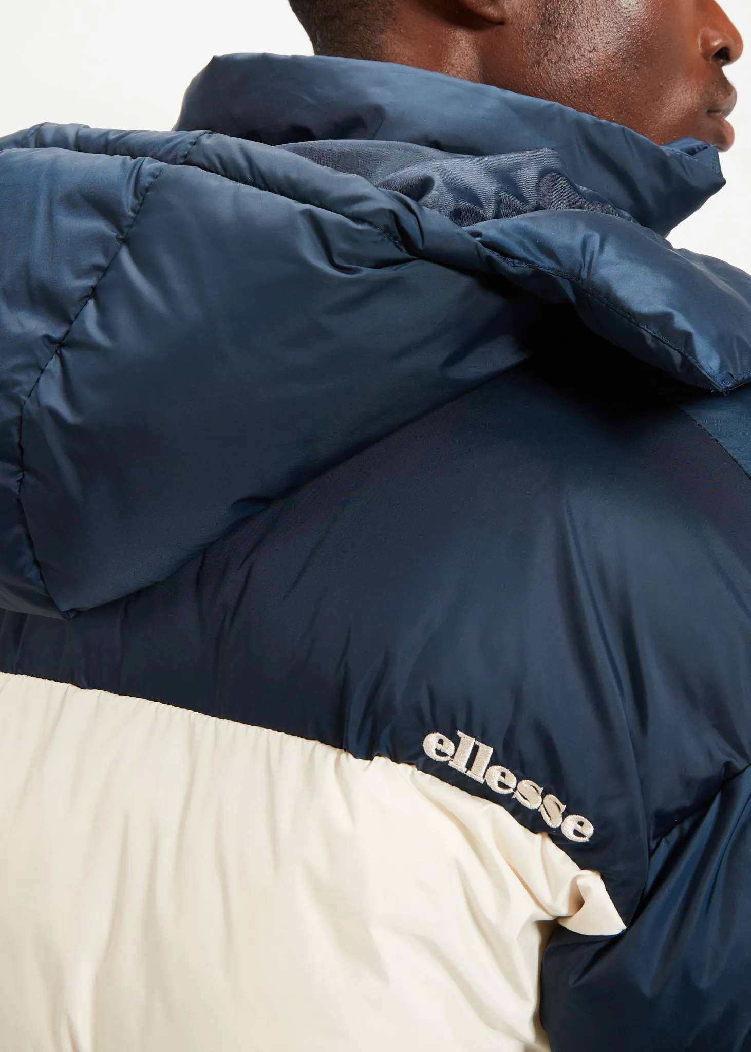 Herald padded jacket - navy off white