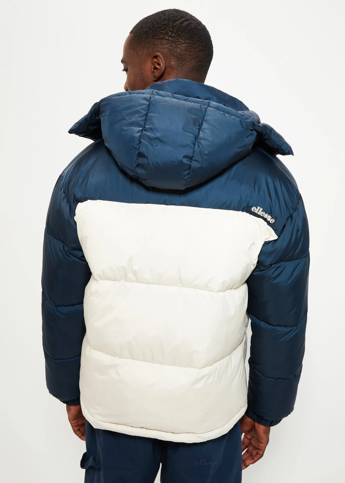 Herald padded jacket - navy off white