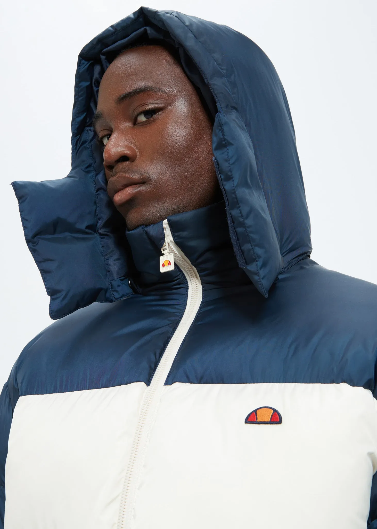 Herald padded jacket - navy off white
