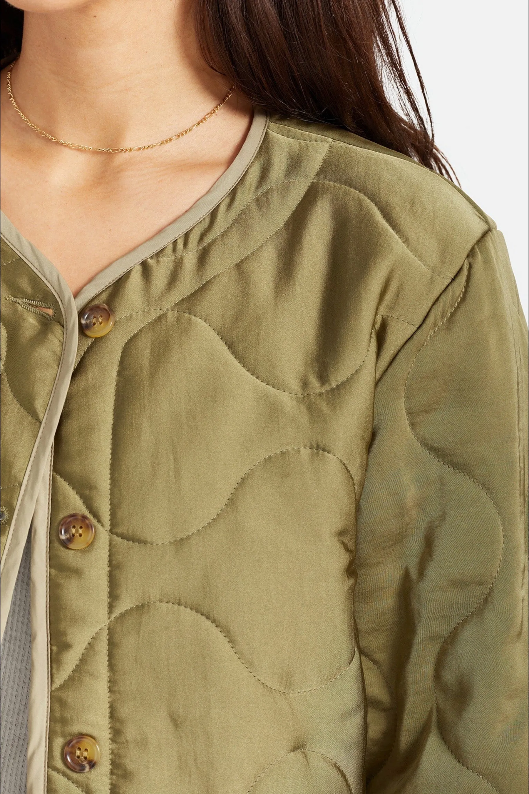 Military Olive Flight Padded Jacket