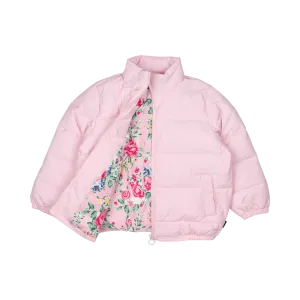 Pink Padded Jacket with Lining