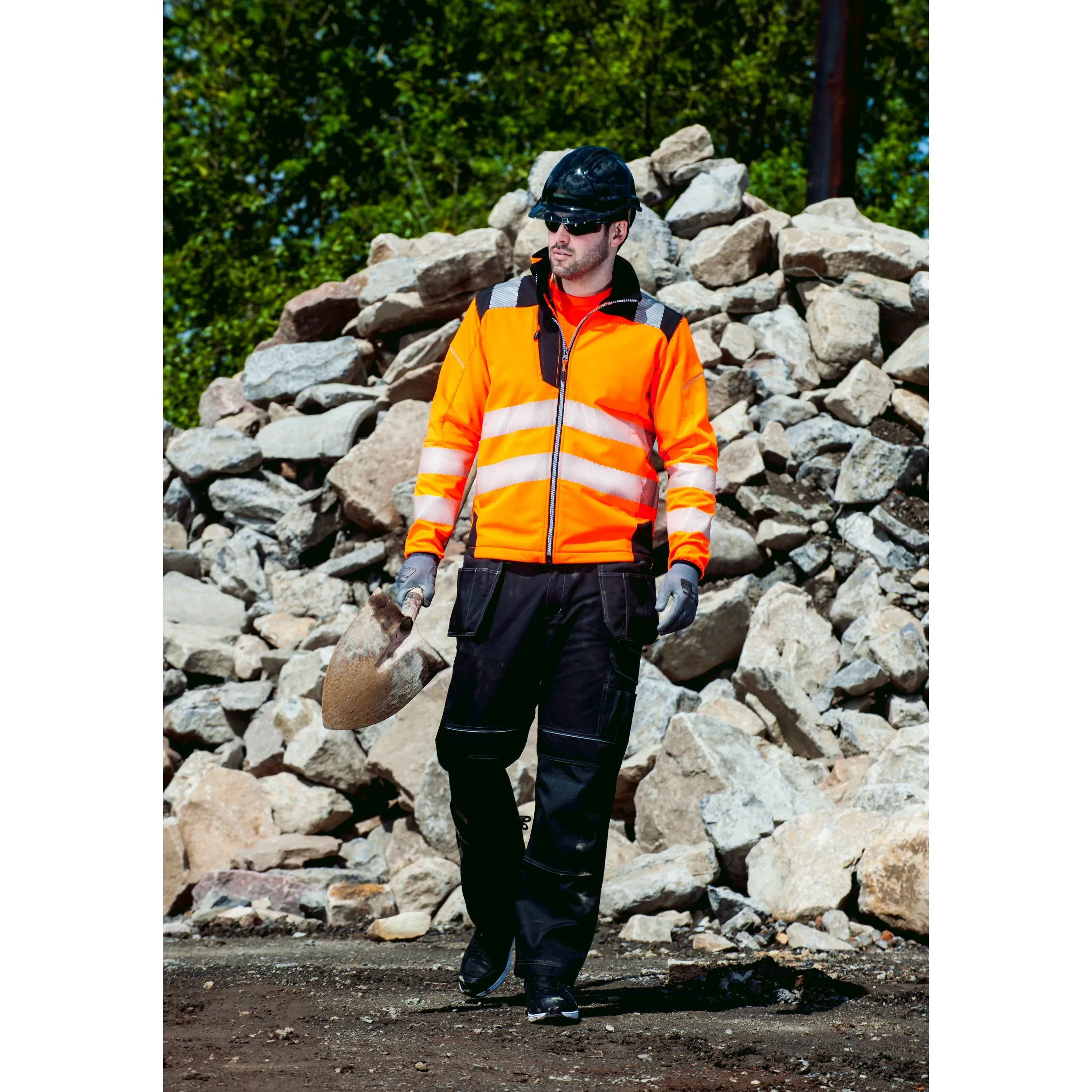 PORTWEST® Hi Vis Softshell Breathable Water Resistant Jacket - ANSI Class 3 - T402