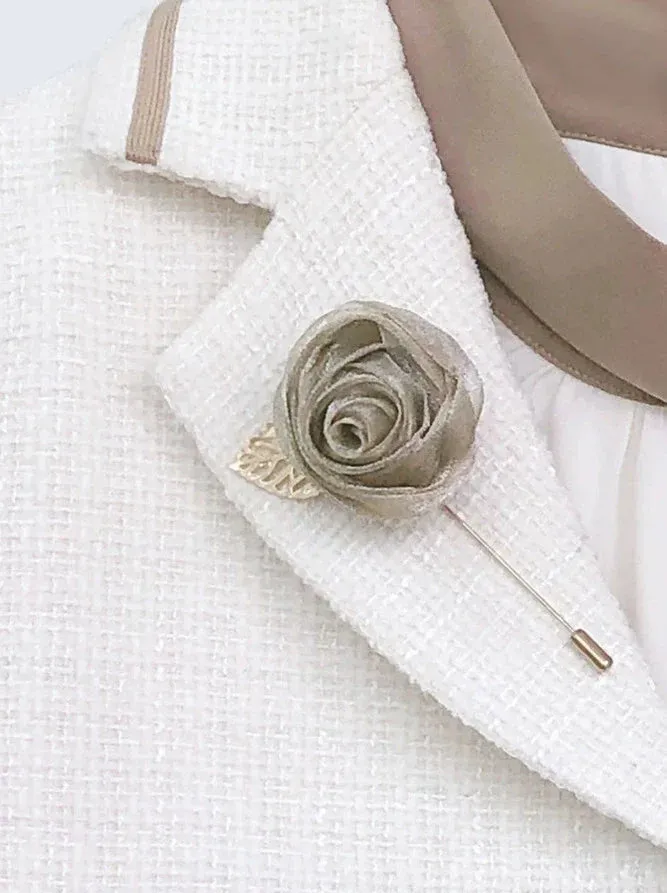 Rose Skirt Retro   Brooch Jacket Bow Shirt Tie French Check Short Suit Lace-Up