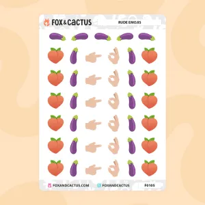 Rude Emoji Stickers