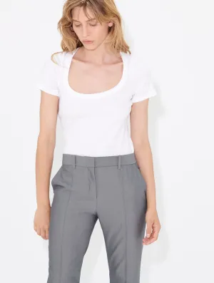 Short sleeve cotton jersey T-shirt