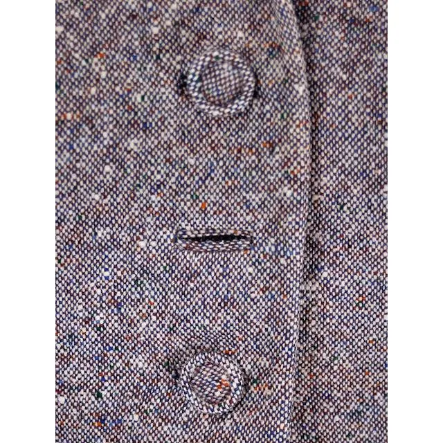 Vintage Ladies Wool Tweed Suit Peplum & A Line Skirt 1940s Medium| For Costume